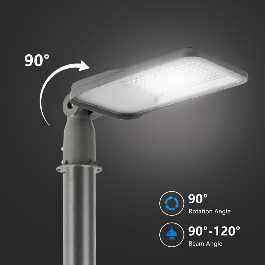 Brilagi - LED zunanja ulična svetilka z nastavljivim zglobom URBANLIGHT LED/100W/230V siva IP65
