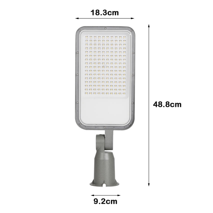 Brilagi - LED zunanja ulična svetilka z nastavljivim zglobom URBANLIGHT LED/100W/230V siva IP65
