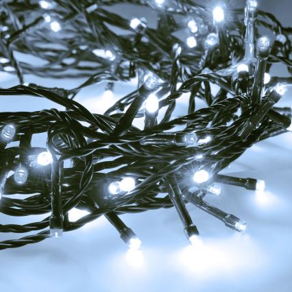 Brilagi - LED zunanja veriga 100xLED/8 funkcij 13 m IP44 hladna bela