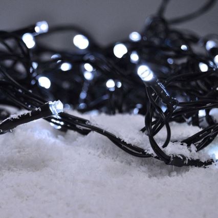 Brilagi - LED zunanja veriga 100xLED/8 funkcij 13 m IP44 hladna bela