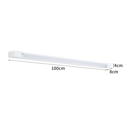 BRILAGI - zunanja LED stenska svetilka AQUA LINE LED/28W/230V 100 cm IP44 bela CRI 90