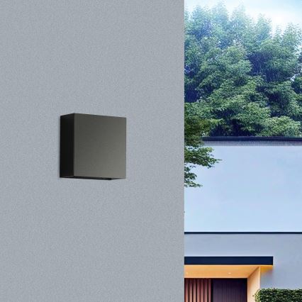 Brilagi - LED zunanje stensko svetilo DOUBLERAY LED/4W/230V črna IP65
