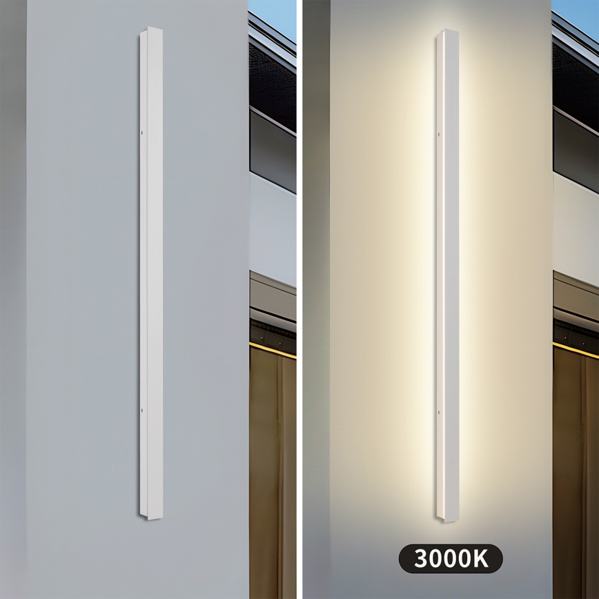 Brilagi - LED zunanji stenski svetilec LINEAR LED/32W/230V 3000K IP65 140 cm bela CRI 90