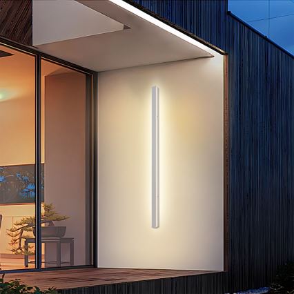 Brilagi - LED zunanji stenski svetilec LINEAR LED/32W/230V 3000K IP65 140 cm bela CRI 90