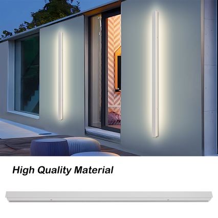 Brilagi - LED zunanji stenski svetilec LINEAR LED/32W/230V 3000K IP65 140 cm bela CRI 90
