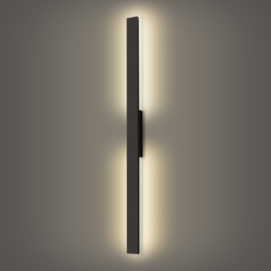 Brilagi - LED zunanje stensko svetilo LUNA LED/24W/230V 4000K IP65 100 cm črna