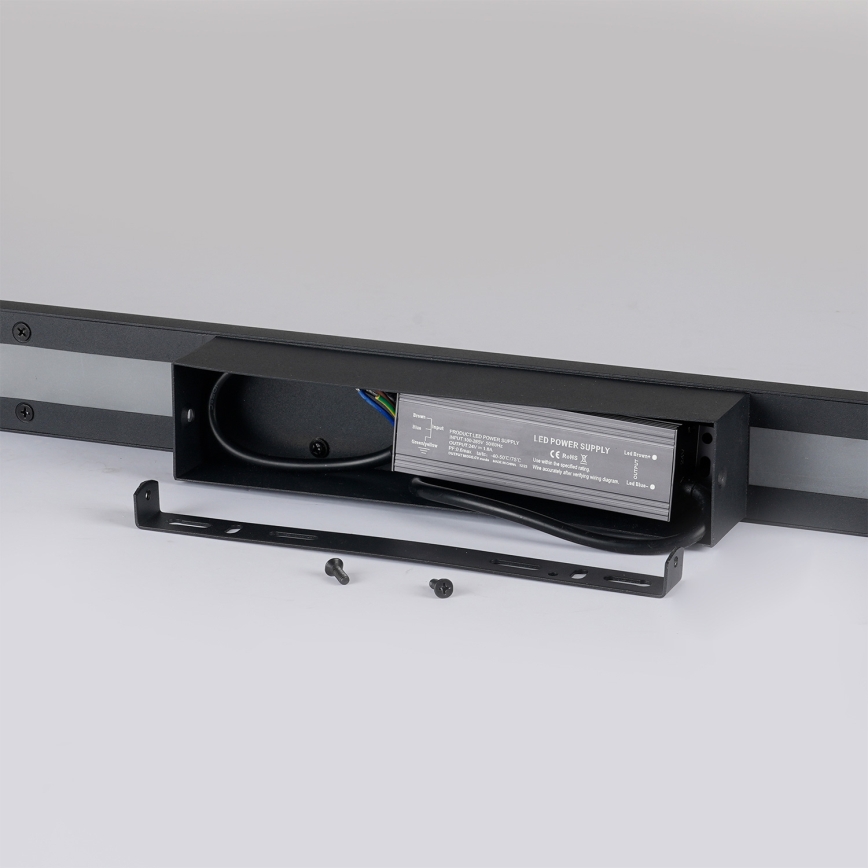 Brilagi - LED zunanje stensko svetilo LUNA LED/30W/230V 4000K IP65 150 cm črna CRI 90