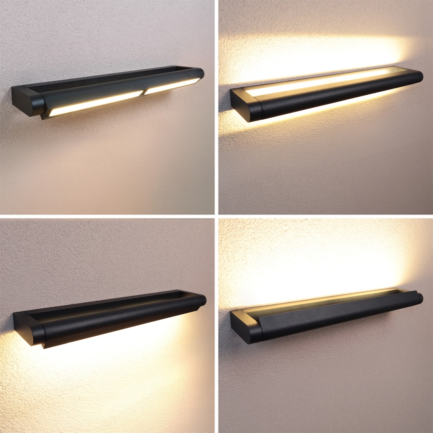 Brilagi - LED zunanje stensko svetilo SALERNO LED/24W/230V 66 cm črno IP65