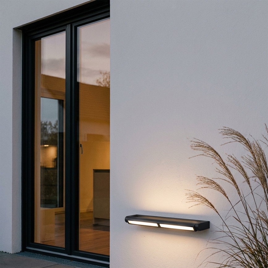 Brilagi - LED zunanje stensko svetilo SALERNO LED/24W/230V 66 cm črno IP65