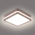 Brilagi - LED zunanje stropno svetilo BENE LED/18W/230V 21,5x21,5 cm rjava IP54