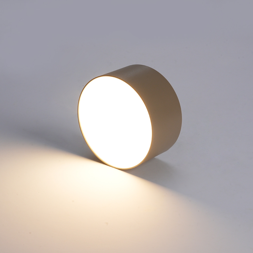 BRILAGI - LED zunanje stropno svetilo FORIS LED/9W/230V premer 9 cm bež IP44