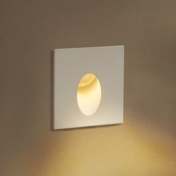 Brilagi - LED zunanje vgradno svetilo STAIRDOT LED/2W/230V, belo, IP65, kvadratno
