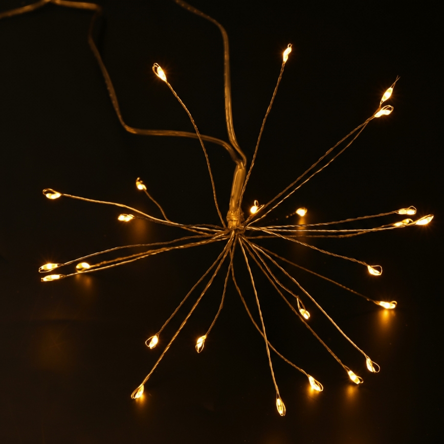 Brilagi - LED zunanji božični niz, 150 LED, 5 m, IP44, topla bela, ognjemetni učinek