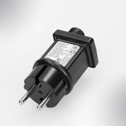 Brilagi - LED zunanji božični niz 200 LED / 8 funkcij 13 m IP44 topla bela v obliki ledenih kapnikov