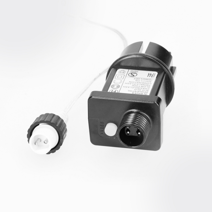 Brilagi - LED zunanji božični niz 200 LED / 8 funkcij 13 m IP44 topla bela v obliki ledenih kapnikov