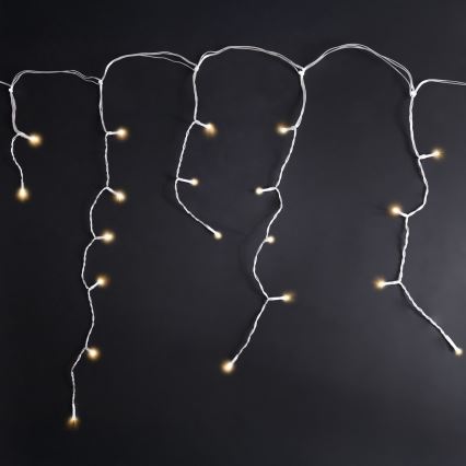 Brilagi - LED zunanji božični niz 400 LED / 8 funkcij, 23 m, IP44, topla bela