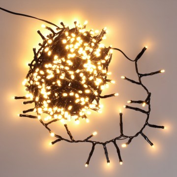 BRILAGI - LED zunanji božični niz 400xLED 13m IP44 topla bela