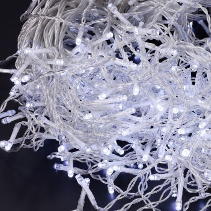 Brilagi - LED zunanji božični niz 400xLED/8 funkcij 23m IP44 hladna bela