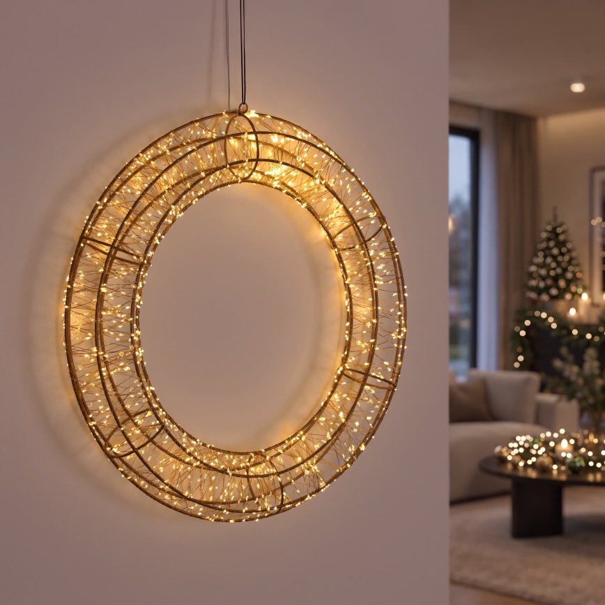 BRILAGI - LED zunanji božični venec LED/5,4W/230V IP44 premer 50 cm