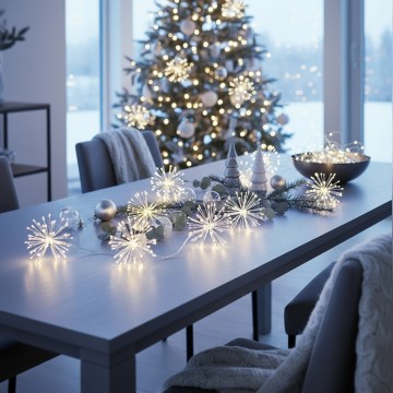 Brilagi - LED zunanji niz, 150 LED, 5 m, IP44, hladno bela, učinek ognjemeta