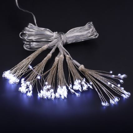 Brilagi - LED zunanji niz, 150 LED, 5 m, IP44, hladno bela, učinek ognjemeta