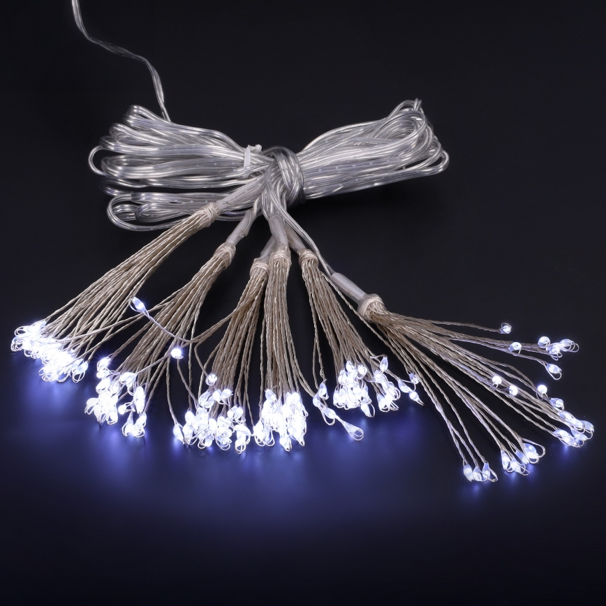 Brilagi - LED zunanji niz, 150 LED, 5 m, IP44, hladno bela, učinek ognjemeta