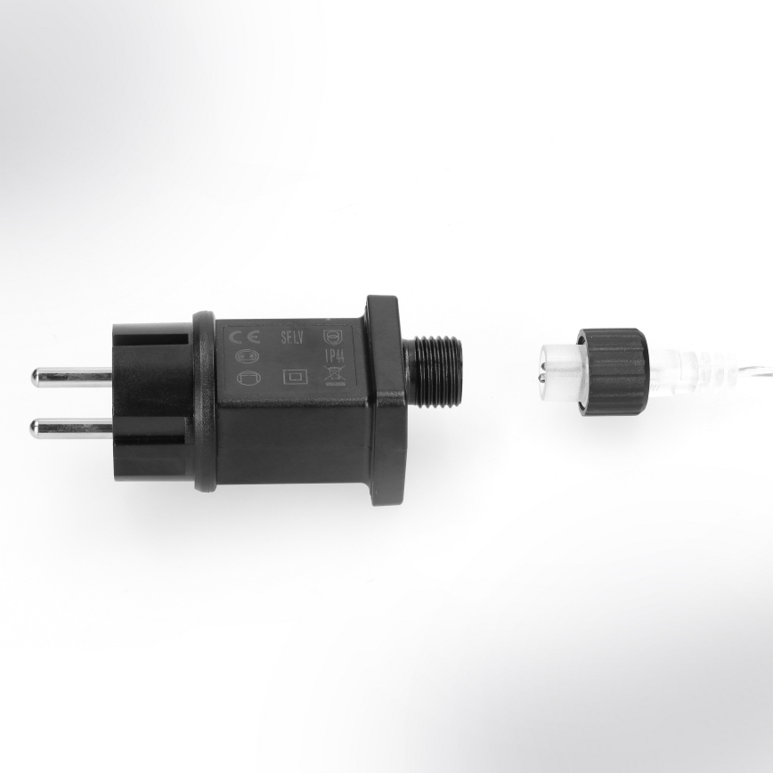 Brilagi - LED zunanji niz 150 LED, 5 m, IP44, topla bela, učinek ognjemeta