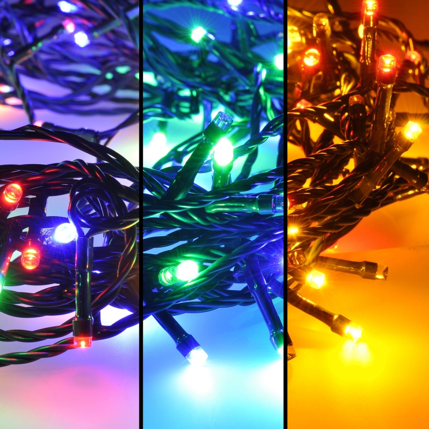 Brilagi - LED zunanji niz 150 LED/8 funkcij, 18 m, IP44, večbarven