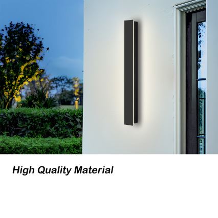 Brilagi - LED zunanja stenska svetilka LINEAR LED/12W/230V 3000K IP65 50 cm črna CRI 90