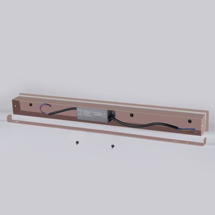 Brilagi - LED zunanji stenski svetilec LINEAR LED/8W/230V 3000K IP65 30 cm rjav CRI 90