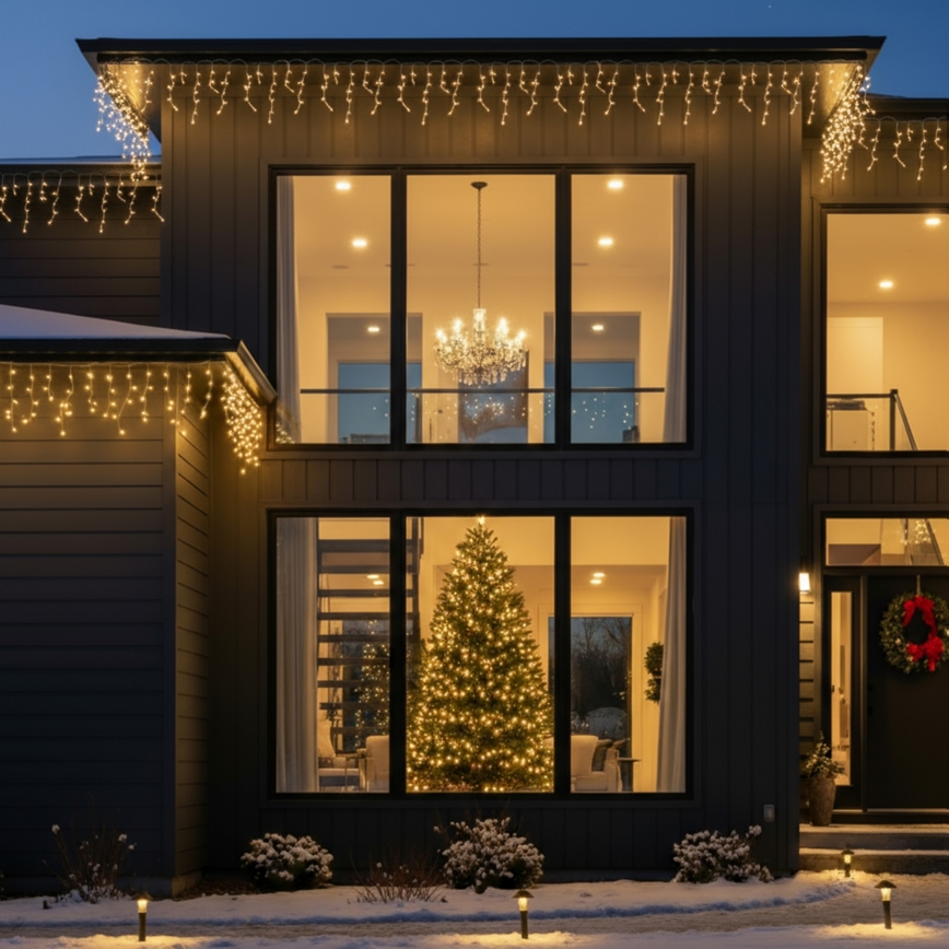 Brilagi - LED zunanji svetlobni niz, 400 LED / 8 funkcij, 23 m, IP44, topla bela