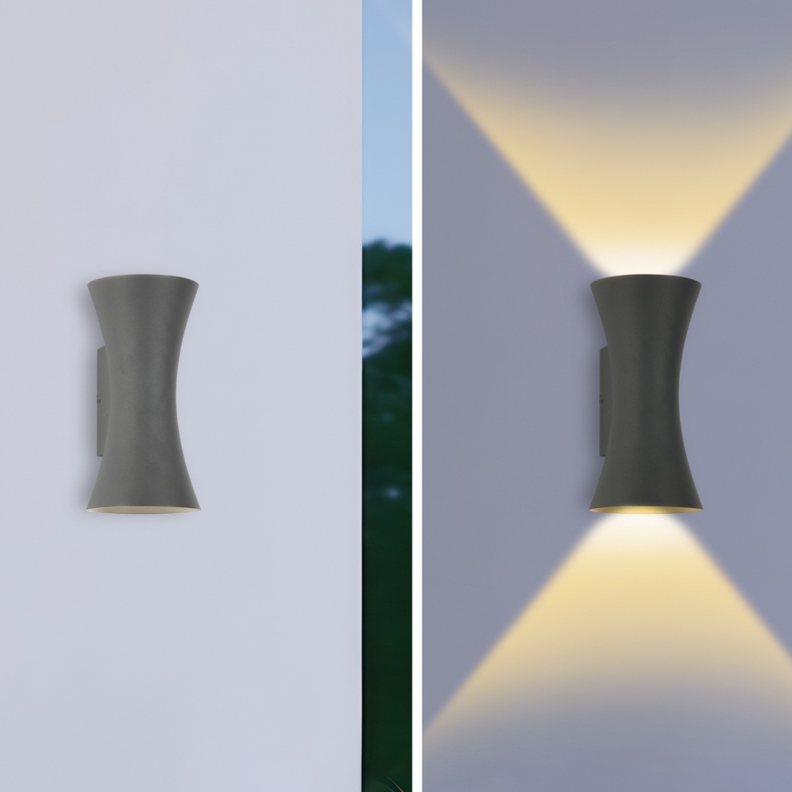 Brilagi - LED Zunanji zidna svetilka BICON LED/10W/230V antracit IP44