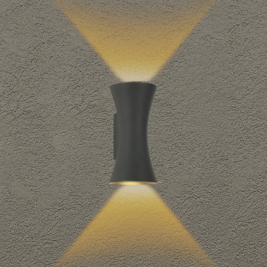 Brilagi - LED Zunanji zidna svetilka BICON LED/10W/230V antracit IP44