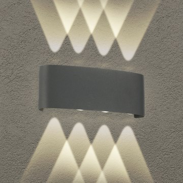 Brilagi - LED Zunanji zidna svetilka FLAREBOX LED/8W/230V antracit IP65