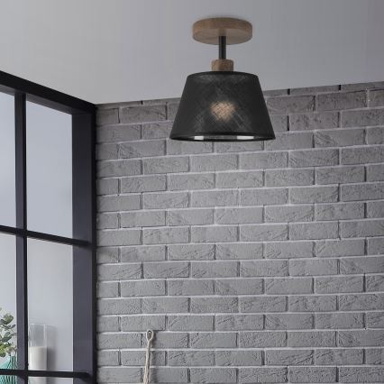 Brilagi - Lestenec ANTHONY 1xE14/60W/230V hrast oreh/črna