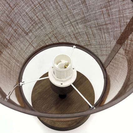 Brilagi - Lestenec ANTHONY 1xE14/60W/230V hrast oreh/rjava
