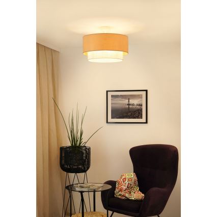 Brilagi - Lestenec ARIZONA BOHO 1xE27/15W/230V pr. 45 cm krem barva/bež