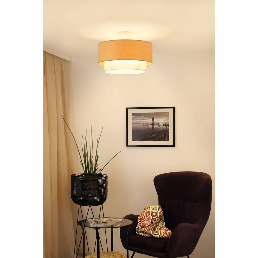 Brilagi - Lestenec ARIZONA BOHO 1xE27/15W/230V pr. 45 cm krem barva/bež