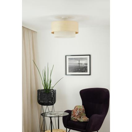 Brilagi - Lestenec ARIZONA BOHO 1xE27/15W/230V pr. 45 cm krem barva/bež
