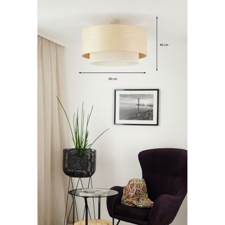 Brilagi - Lestenec ARIZONA BOHO 1xE27/15W/230V pr. 60 cm bež