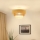 Brilagi - Lestenec CEDAR LUNETA 1xE27/15W/230V pr. 45 cm bež/rjava/krem barva