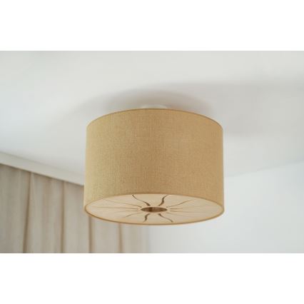 Brilagi - Lestenec COUNTRY ROLLER 1xE27/15W/230V pr. 45 cm bež