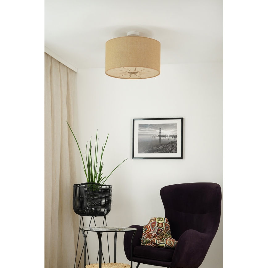 Brilagi - Lestenec COUNTRY ROLLER 1xE27/15W/230V pr. 45 cm bež