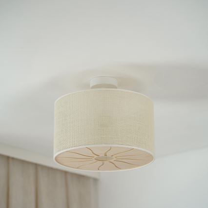 Brilagi - Lestenec COUNTRY ROLLER 1xE27/15W/230V pr. 45 cm krem barva