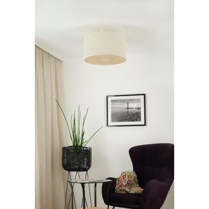 Brilagi - Lestenec COUNTRY ROLLER 1xE27/15W/230V pr. 45 cm krem barva