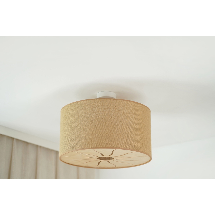 Brilagi - Lestenec COUNTRY ROLLER 1xE27/15W/230V pr. 50 cm bež