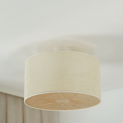 Brilagi - Lestenec COUNTRY ROLLER 1xE27/15W/230V pr. 50 cm krem barva