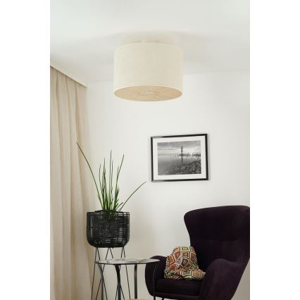 Brilagi - Lestenec COUNTRY ROLLER 1xE27/15W/230V pr. 50 cm krem barva