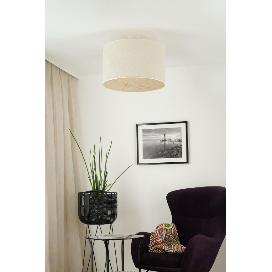 Brilagi - Lestenec COUNTRY ROLLER 1xE27/15W/230V pr. 50 cm krem barva