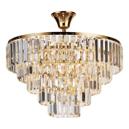 Brilagi - Lestenec CRYSTAL 5xE14/40W/230V zlata